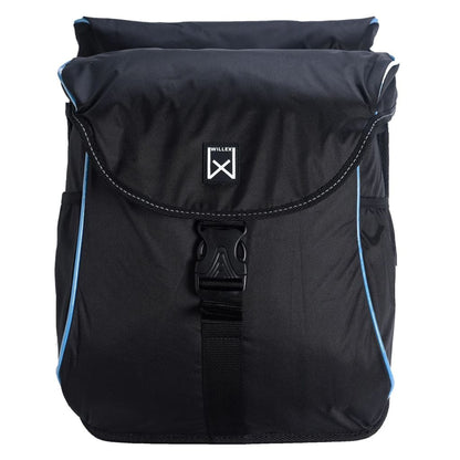 Willex Bicycle Panniers 300 Flexi 24 L Black and Blue