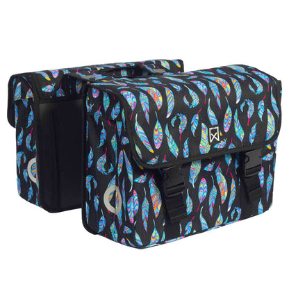 Willex Bicycle Panniers 34 L Blue Feather