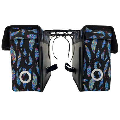 Willex Bicycle Panniers 34 L Blue Feather