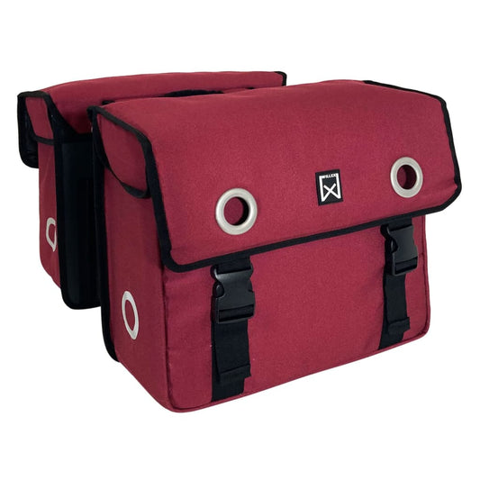 Willex Bicycle Panniers 30 L Canvas Red