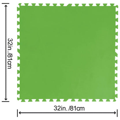 Bestway Flowclear Floor Protectors 9 pcs Green 5.47 m�__