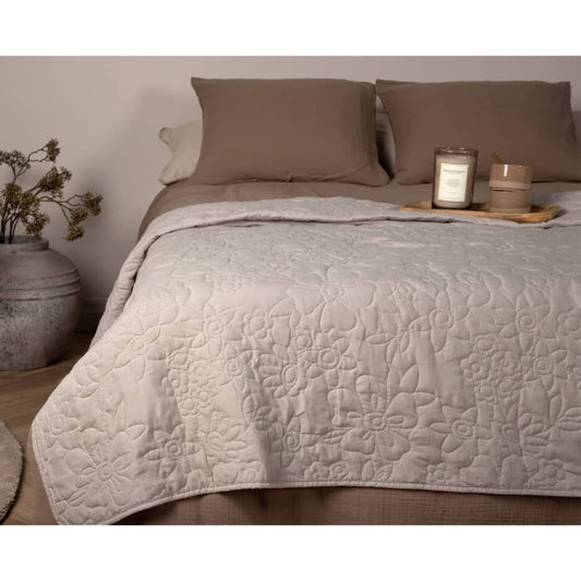 Venture Home Bedspread Niki 180x260 cm Polyester Beige