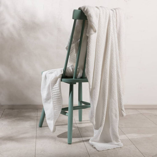 Venture Home Throw Ally 170x130 cm Polyester White