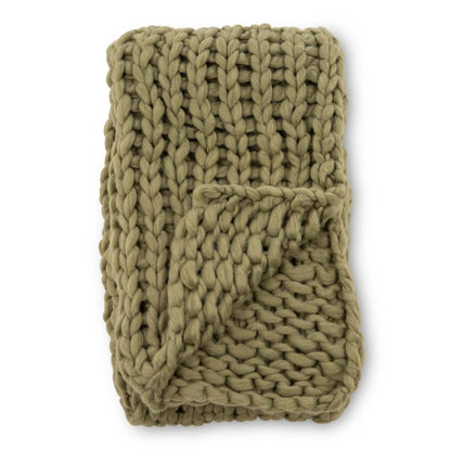 Venture Home Throw Kate 170x130 cm Polyester Moss Green