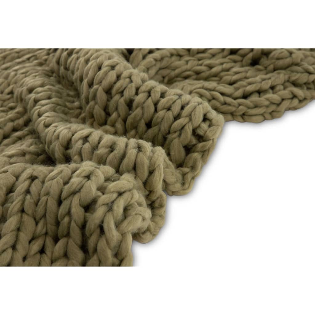 Venture Home Throw Kate 170x130 cm Polyester Moss Green