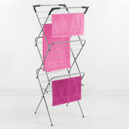 Metaltex 3-tier Drying Rack Tec Concerto Slim 9.5 m