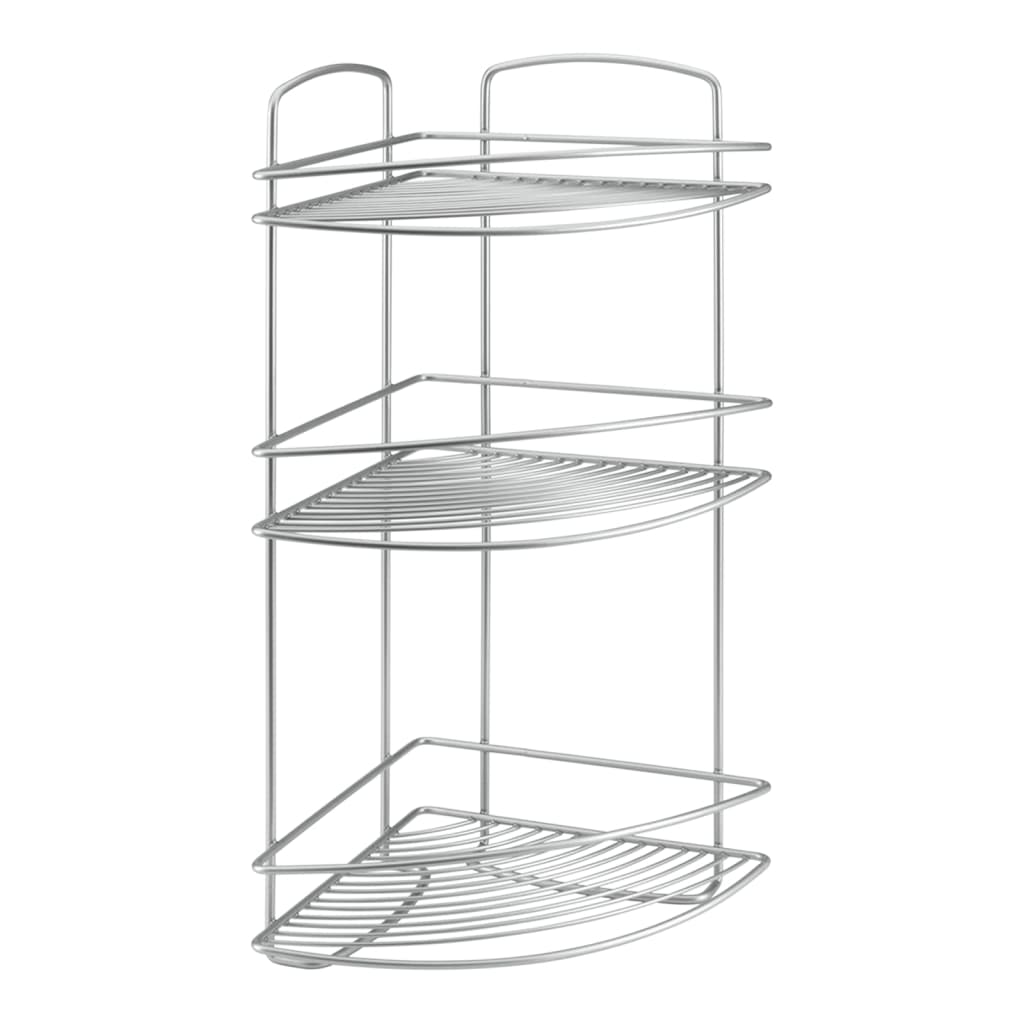 Metaltex 3-tier Corner Douche Rack Onda Silver