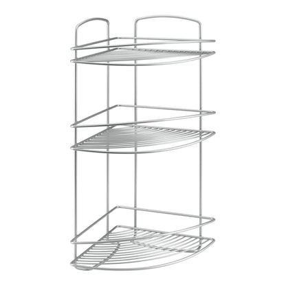Metaltex 3-tier Corner Douche Rack Onda Silver