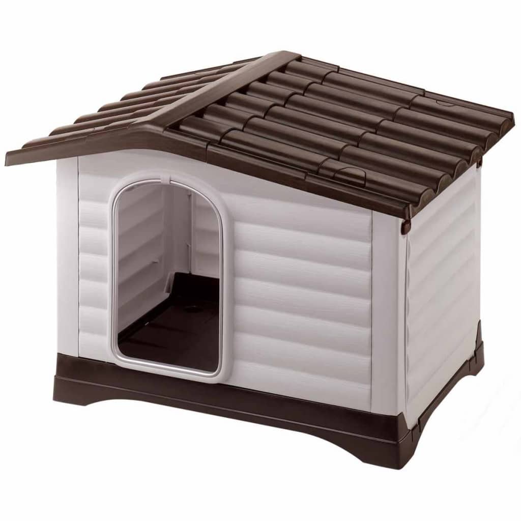 Ferplast Doghouse Villa 70 Grey 73x59x53 cm 87253099
