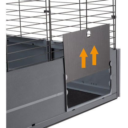 Ferplast Rabbit Cage Multipla 107.5x72x50 cm Black
