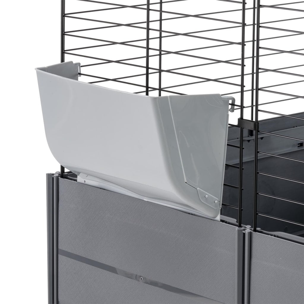Ferplast Rabbit Cage Multipla 107.5x72x50 cm Black