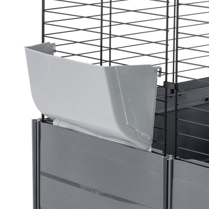 Ferplast Rabbit Cage Multipla 107.5x72x50 cm Black