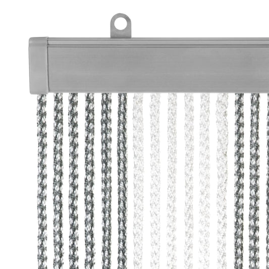 Travellife Fly Curtain for Door Korda 190x60 cm Grey and White