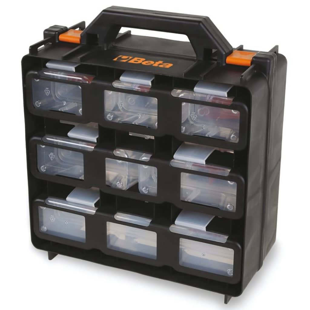 Beta Tools Organizer Tool Case with 12 Removable Tote-trays 2080/V12