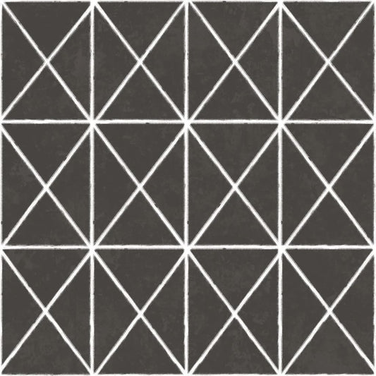 Noordwand Urban Friends & Coffee Wallpaper Stripes Cross Black and White