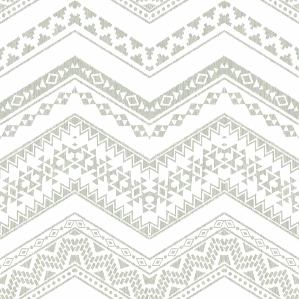 Noordwand Urban Friends & Coffee Wallpaper Etnico White and Green