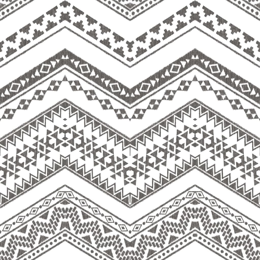 Noordwand Urban Friends & Coffee Wallpaper Etnico White and Black