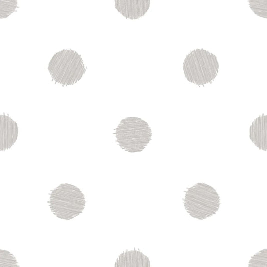 Noordwand Urban Friends & Coffee Wallpaper Dots White and Grey