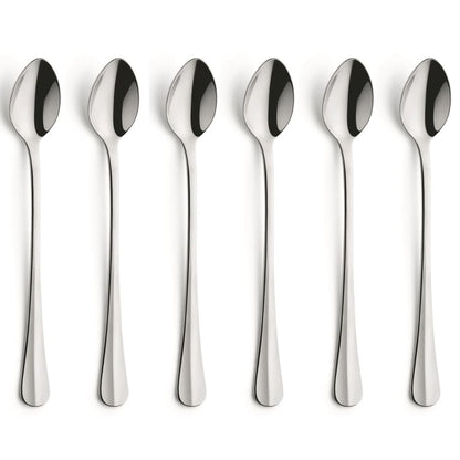 Amefa 6 Piece Iced Teaspoon Set Baguette