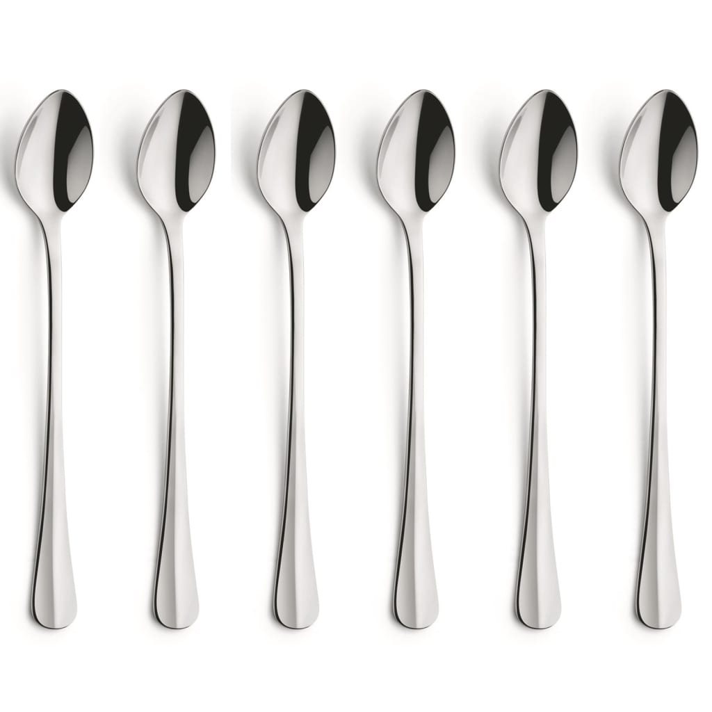 Amefa 6 Piece Iced Teaspoon Set Baguette