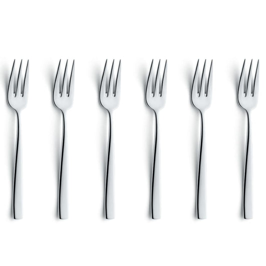Amefa 6 Piece Cake Fork Set Martin