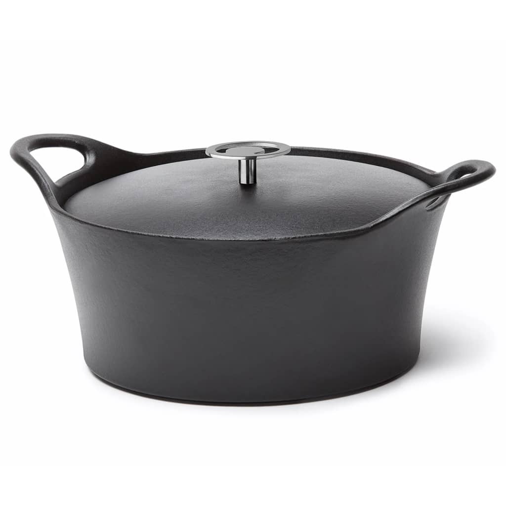 CUISINOX Cast Iron Casserole Enamelled 1.6 L 20 cm Black