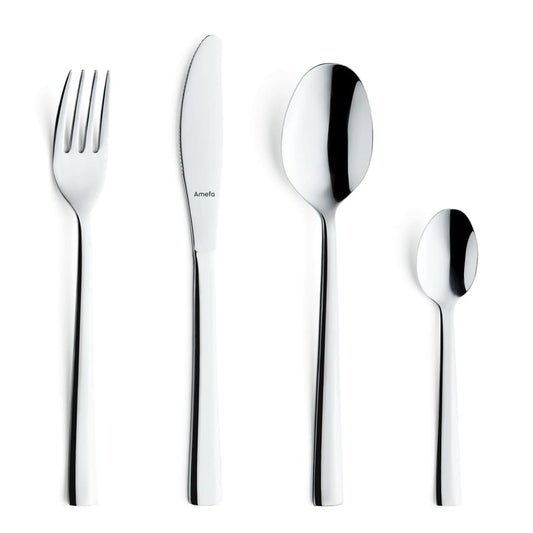 Amefa 24-Piece Cutlery Set Padova High-gloss Silver