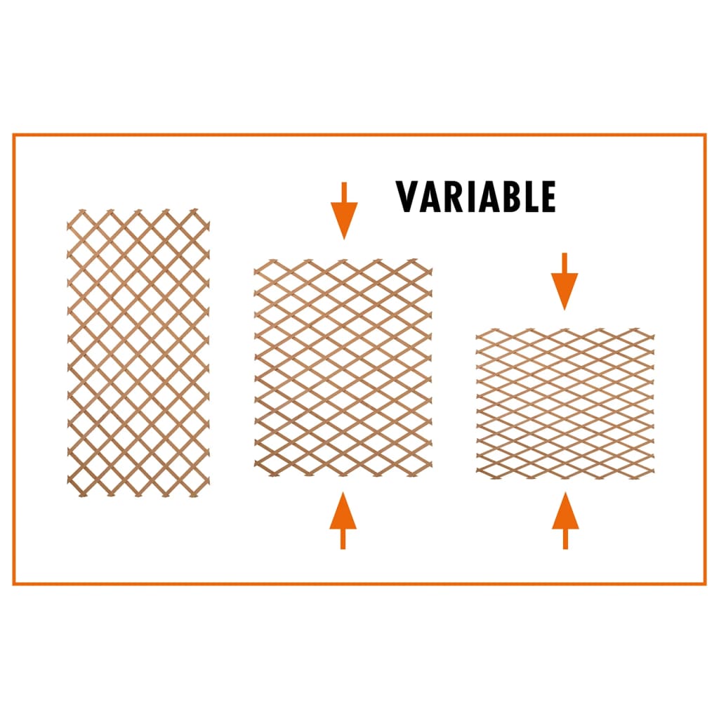 Nature Garden Trellis 100x200 cm Bamboo 6040722