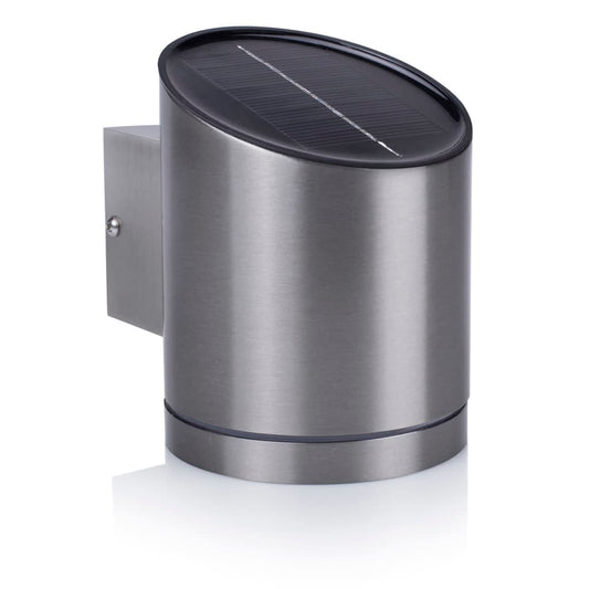 Smartwares Solar Wall Light with Sensor 0.5 W Silver GWS-004-DS