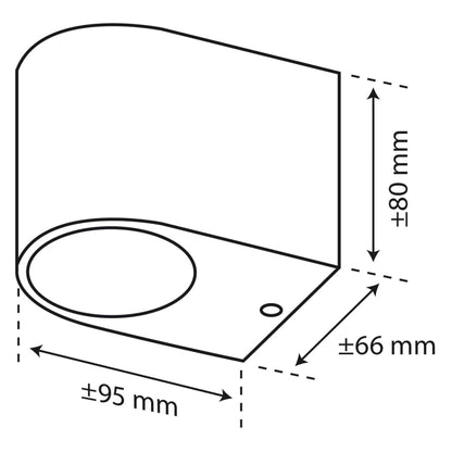 Ranex LED Wall Light 3 W Grey 5000.332