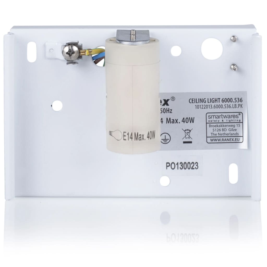 Smartwares Ceiling Light 20x20x10 cm White