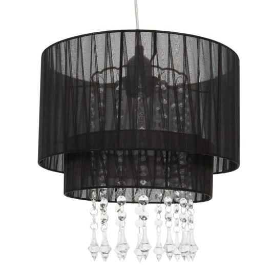 Ranex Pendant Light 30x30x140 cm Black
