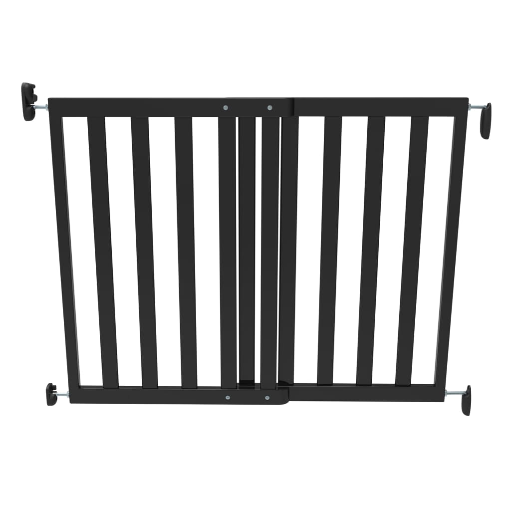 Mac Lean Baby Safety Fence 64-100 cm Wood Black