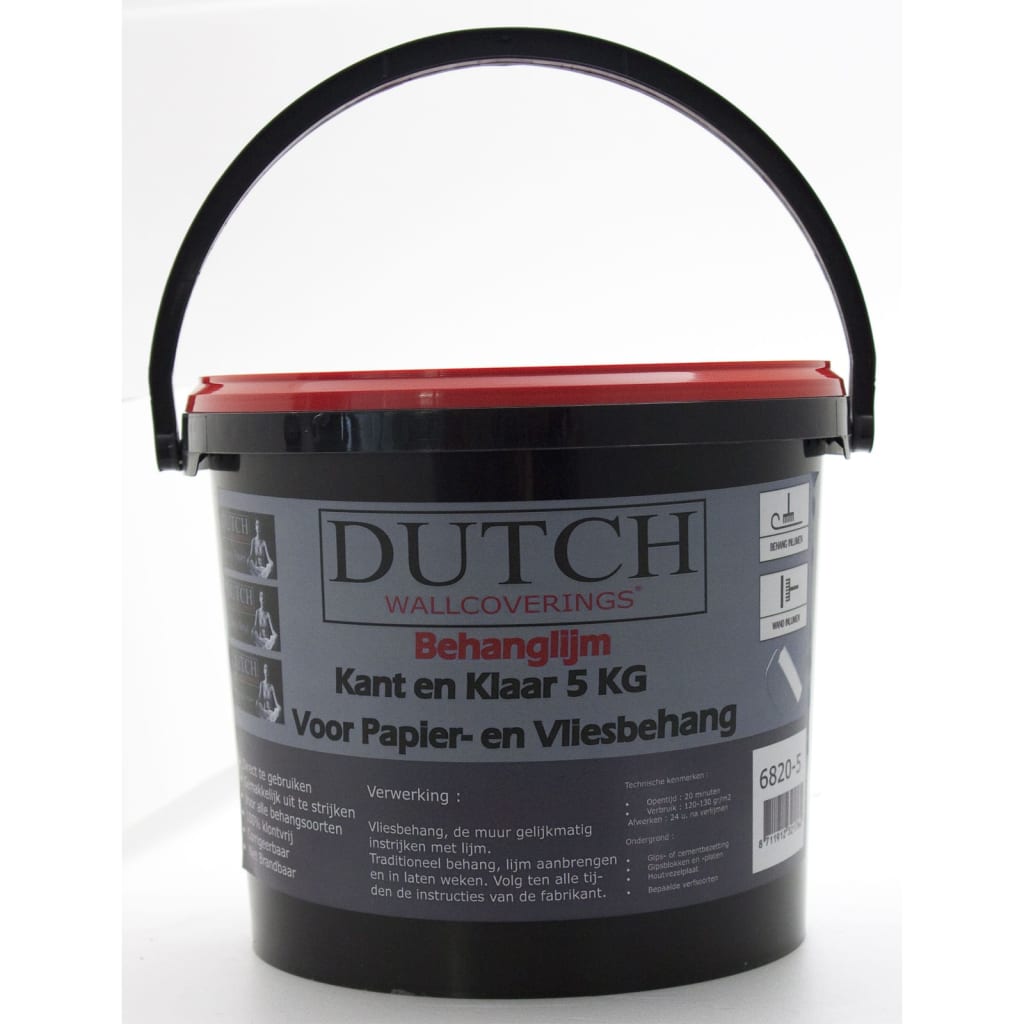 DUTCH WALLCOVERINGS Ready to Use Wallpaper Glue 5 kg