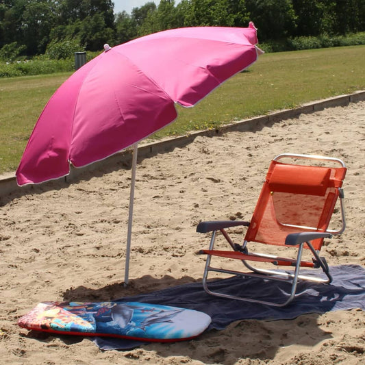 Eurotrail Beach Umbrella UPF 50+ Pink
