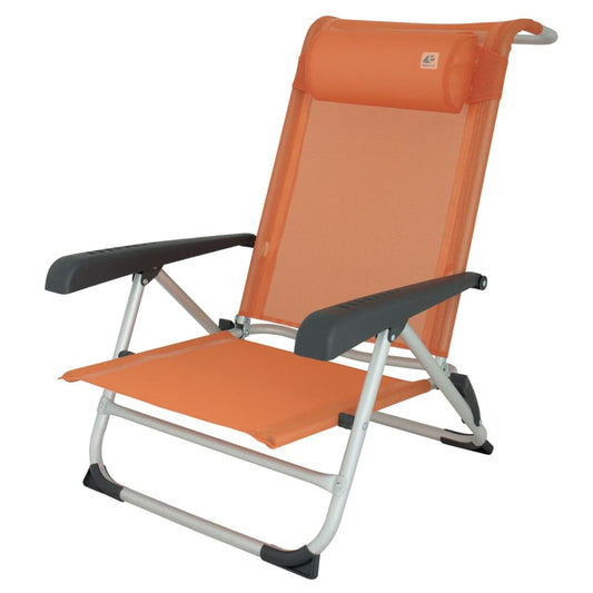 Eurotrail 2-in-1 Beach Chair Acapulco Orange