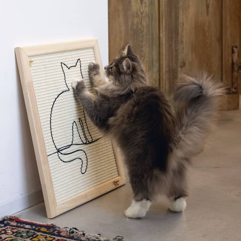 Designed by Lotte Cat Scratching Board Sammy 50x40x2 cm Wood