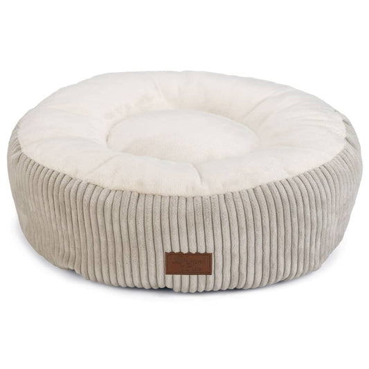 Designed by Lotte Cat Bed Ribbed Light Grey 50x17 cm