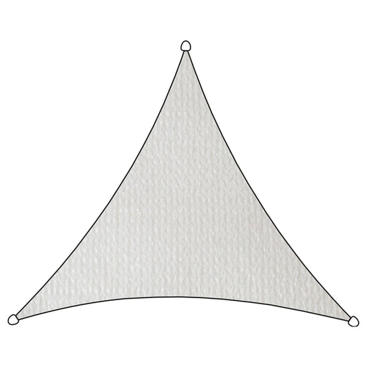 Livin'outdoor Shade Cloth Iseo HDPE Triangle 5x5x5 m White