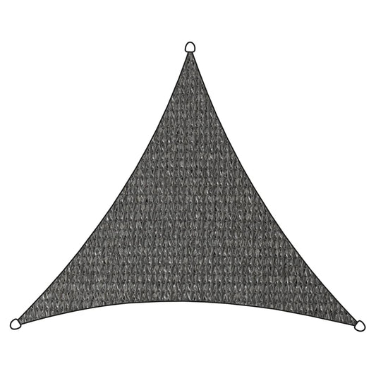 Livin'outdoor Shade Cloth Iseo HDPE Triangle 3.6x3.6x3.6 m Grey