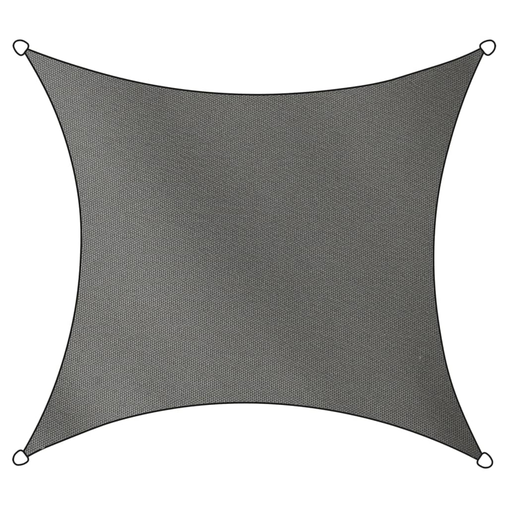 Livin'outdoor Shade Cloth Como Polyester Square 3.6x3.6 m Grey
