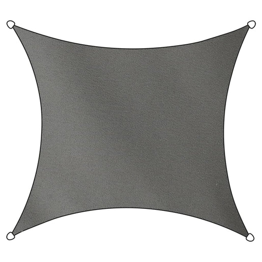 Livin'outdoor Shade Cloth Como Polyester Square 3.6x3.6 m Grey