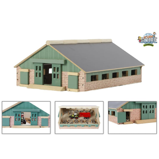 Kids Globe Farm Cow Barn 1:87 610492