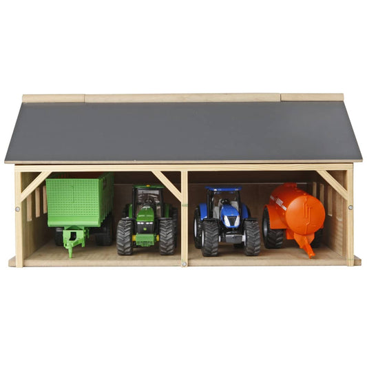 Kids Globe Farm Shed for Toy Tractors 1:50