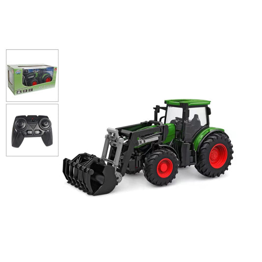 Kids Globe RC Tractor 2.4 GHz 27 cm Green and Red