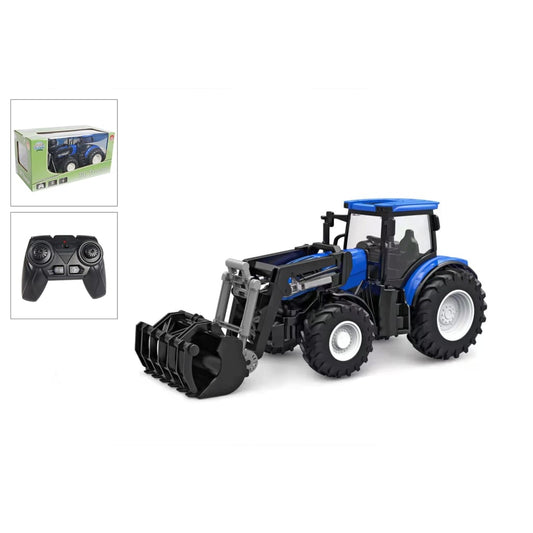 Kids Globe RC Tractor 2.4 GHz 27 cm Blue and Black
