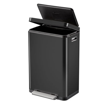 EKO Pedal Bin X-Cube 45 L Black