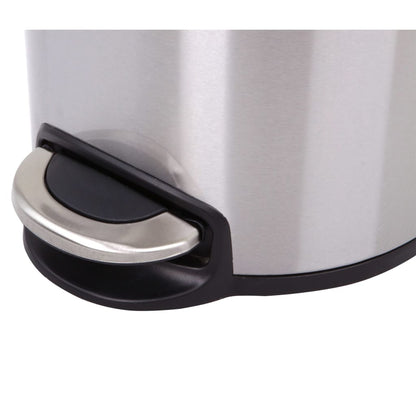 EKO Pedal Bin Serene 30 L Matte Silver
