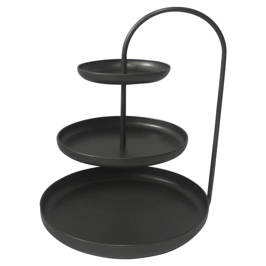 Lesli Living 3-tier Etagiere Julie 41x29.5x55 cm Black