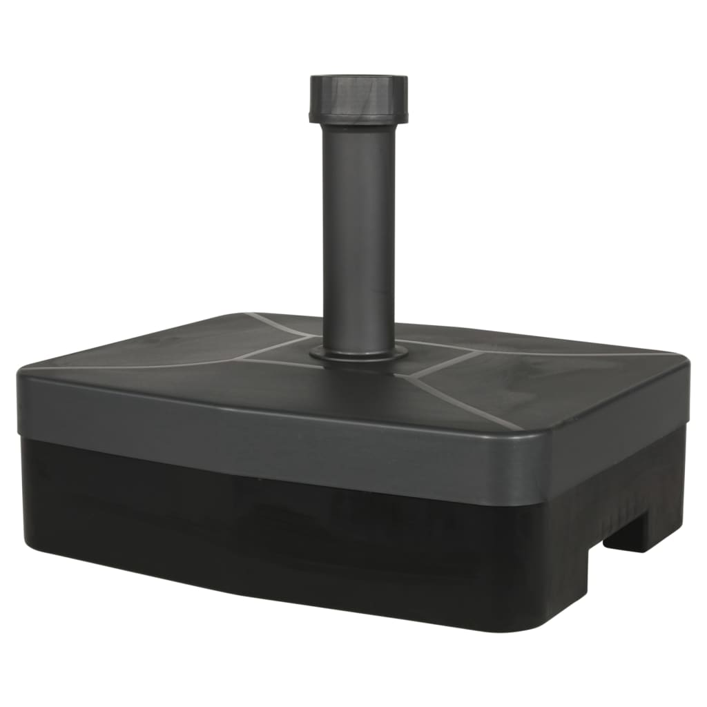 Lesli Living Outdoor Umbrella Stand Fillable 45 kg 49x41x17.5 cm Plastic